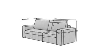 Диван NORE Lazaro 20, серый цена и информация | Диваны | kaup24.ee