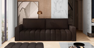 Pehme mööbli komplekt NORE Lazaro 02, tumepruun цена и информация | Комплекты мягкой мебели | kaup24.ee