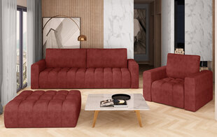 Комплект мягкой мебели NORE Lazaro 10, красный цена и информация | Комплекты мягкой мебели | kaup24.ee