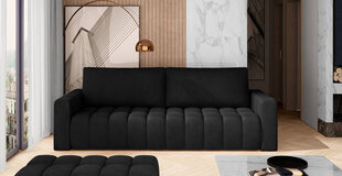 Комплект мягкой мебели NORE Lazaro 15, черный цена и информация | Комплекты мягкой мебели | kaup24.ee