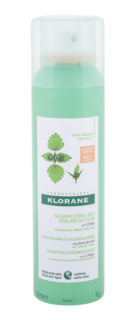 Kuivšampoon nõgesekstraktiga Klorane, 150 ml цена и информация | Šampoonid | kaup24.ee