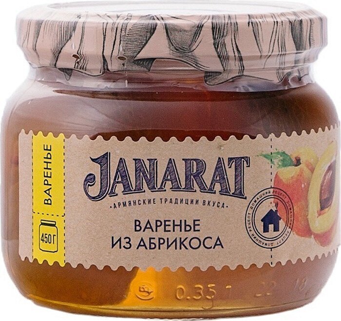 Aprikoosimoos Janarat, 450 g цена и информация | Hoidised, keedised, konservid | kaup24.ee