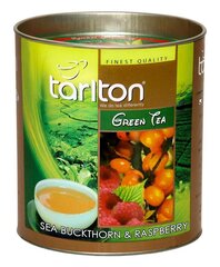 Tarlton Sea Buckthorn & Raspberry Green tea, Astelpaju ja Vaarika Tseilon Roheline suureleheline tee, 100g цена и информация | Чай | kaup24.ee