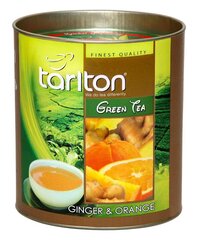 Ginger & Orange Green tea, Ingveri ja Apelsini Tseilon Roheline suureleheline tee, 100g цена и информация | Чай | kaup24.ee