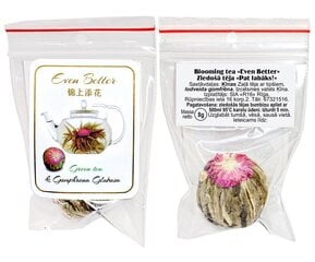 Blooming tea "Even Better" - Õitsev tee "Veel parem", 1 tükk цена и информация | Чай | kaup24.ee