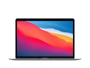 Apple MacBook Air 13” M1 8C CPU, 7C 8/256GB Space Grey INT MGN63ZE/A kaina ir informacija | Sülearvutid | kaup24.ee