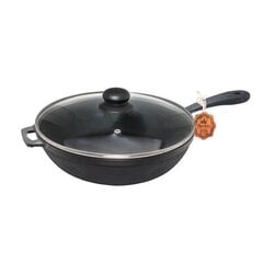 Malmpann klaaskaanega 24x4cm, sobib Kamado, T2013C3 hind ja info | Pannid | kaup24.ee