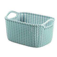 Korv kootud Curver KNIT, 25x17,5x14 cm, sinine цена и информация | Ящики для вещей | kaup24.ee