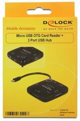 Delock 65529 цена и информация | Адаптеры и USB-hub | kaup24.ee