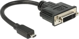 Delock 65563, Micro HDMI/DVI-D, 20 cm цена и информация | Кабели и провода | kaup24.ee