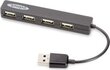 Ednet 85040 цена и информация | USB jagajad, adapterid | kaup24.ee