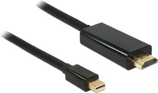 Delock 83699, Mini DP/HDMI, 2 m hind ja info | Kaablid ja juhtmed | kaup24.ee