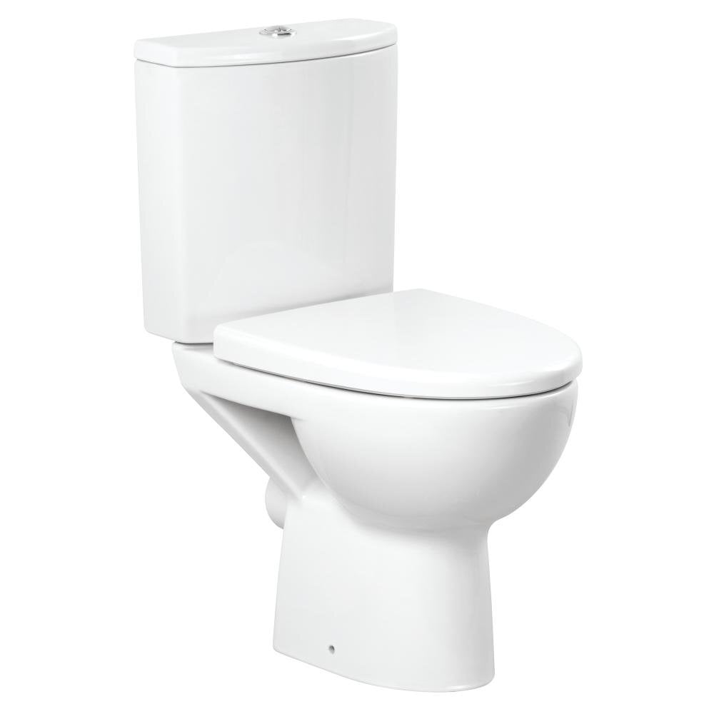 WC-pott Cersanit Parva, aeglaselt tõstetav kaas цена и информация | WС-potid | kaup24.ee