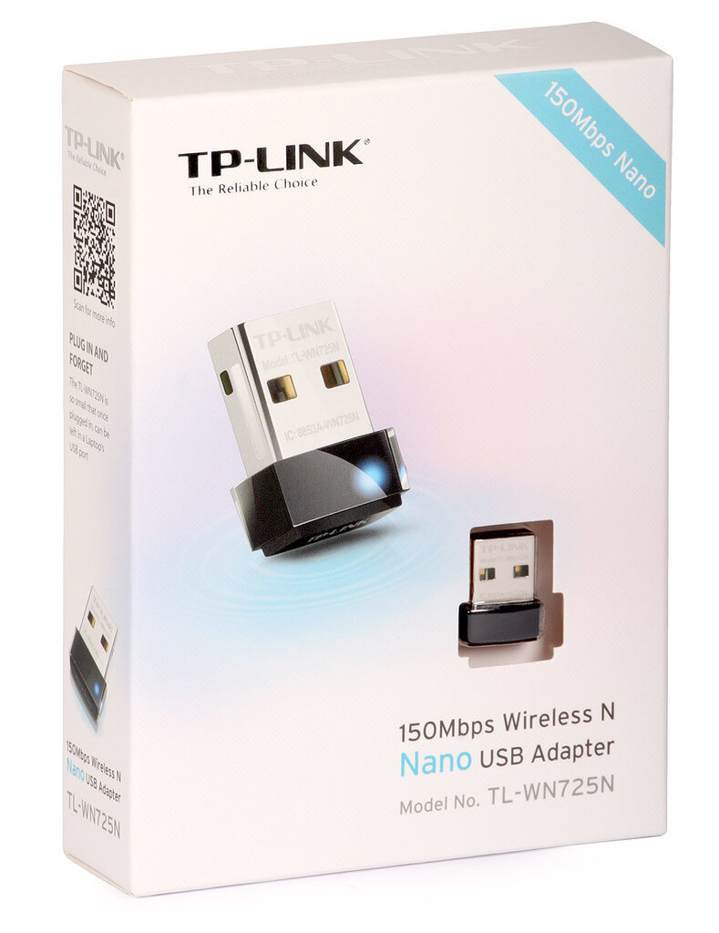 Адаптер беспроводной сети TP-Link TL-WN725N, 802.11 b/g/n, 150 Мбит / с  цена | kaup24.ee