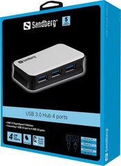 Sandberg 13372 цена и информация | Адаптеры и USB-hub | kaup24.ee