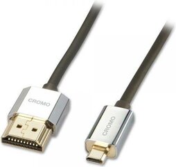 Kaabel HDMI-MICRO HDMI 1M/41681 LINDY hind ja info | Kaablid ja juhtmed | kaup24.ee