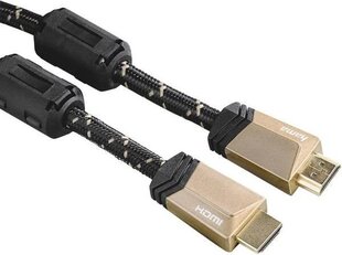 Juhe HDMI 2.0b Hama Premium (0,75 m), 00122209 hind ja info | Kaablid ja juhtmed | kaup24.ee