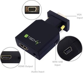 Techly 026517 hind ja info | USB jagajad, adapterid | kaup24.ee