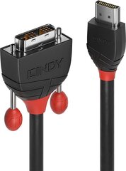 Lindy 36271, HDMI/DVI, 1 м цена и информация | Кабели и провода | kaup24.ee