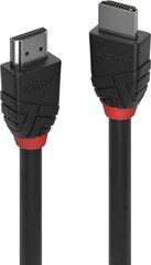 Kaabel HDMI-HDMI 2M/BLACK 36472 LINDY hind ja info | Kaablid ja juhtmed | kaup24.ee