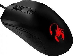 " genius мышь gx gaming x-g600, 1600dpi, лазерная, 6 кнопок, проводная usb, черная, проводная цена и информация | Мыши | kaup24.ee