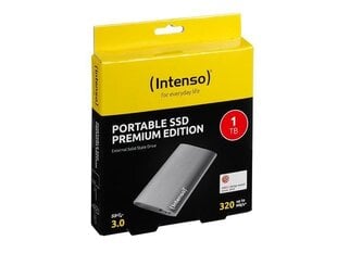 Intenso SSD Portable SSD Premium Edition 1TB (3823460) цена и информация | Жёсткие диски (SSD, HDD) | kaup24.ee