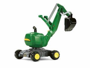 Pealeistutav ekskavaator Rolly Toys RollyDigger John Deere, roheline цена и информация | Игрушки для мальчиков | kaup24.ee