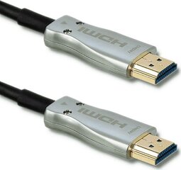 Qoltec 50473 HDMI v2.0 A штекер | A штекер | AOC | 10м цена и информация | Кабели и провода | kaup24.ee