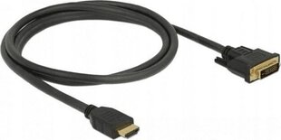 Delock 85655, HDMI/DVI-D, 3 m hind ja info | Kaablid ja juhtmed | kaup24.ee