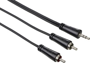 Аудио-кабель 3,5 мм - 2 RCA, Hama / 3 м, 00122296 цена и информация | Кабели и провода | kaup24.ee