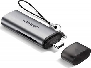 Картридер Ugreen CM184 USB-C 3.1, microSD + SD цена и информация | Адаптеры и USB-hub | kaup24.ee