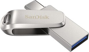 SanDisk Ultra Dual Drive Luxe USB Type-C 512GB - 150MB/s, USB 3.1 Gen 1 цена и информация | Sandisk Компьютерная техника | kaup24.ee