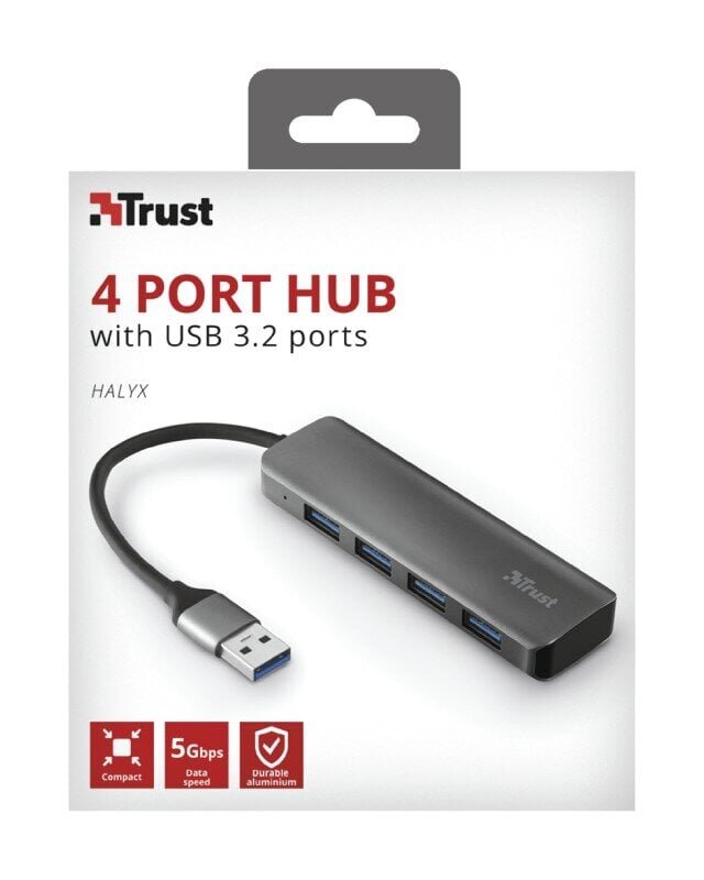 Trust 23327 цена и информация | USB jagajad, adapterid | kaup24.ee