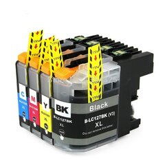 Комплект совместимых картриджей Brother Lc127Xl / Lc125Xl Cmyk цена и информация | Картриджи для струйных принтеров | kaup24.ee