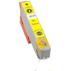 Совместимый картридж Epson T26Xl T2634 Yellow цена и информация | Картриджи для струйных принтеров | kaup24.ee