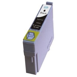 Analoog Tint Epson T0711 / T0891 Must hind ja info | Tindiprinteri kassetid | kaup24.ee