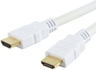 Kaabel Techly HDMI-HDMI V1.4 M/M Ethernet 3D4K, valge, 3 m цена и информация | Кабели и провода | kaup24.ee