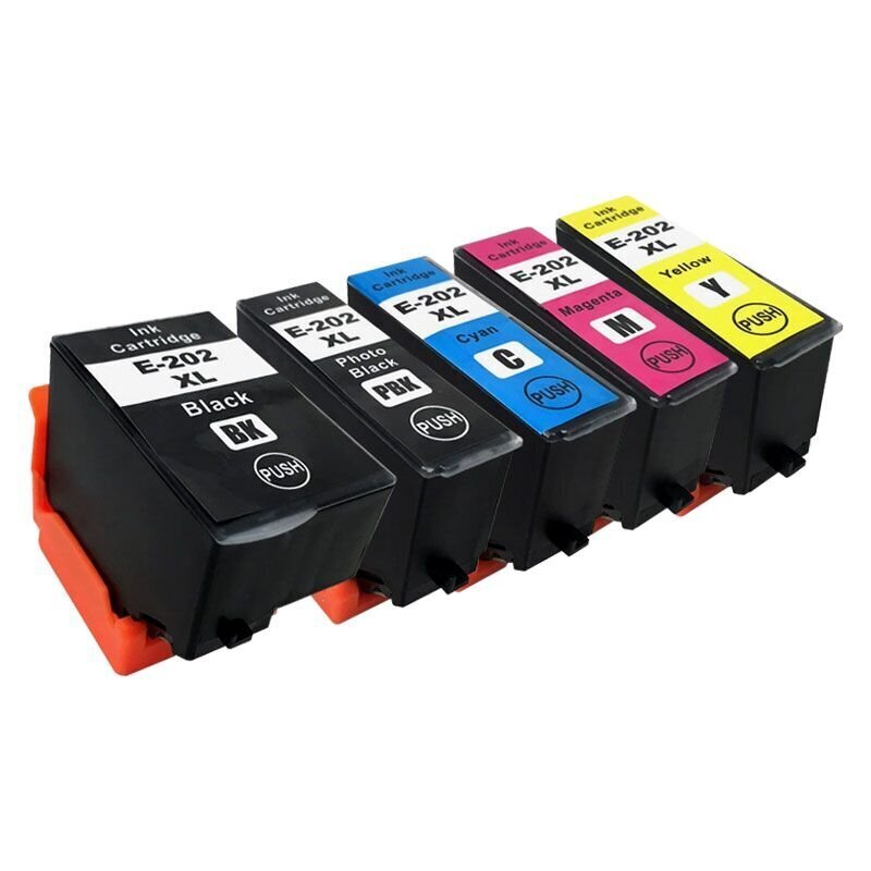 Analoog Tintide Komplekt Epson 202Xl Cmyk+Pb hind ja info | Tindiprinteri kassetid | kaup24.ee