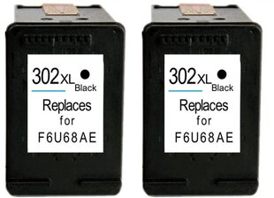 Analoog Tindikassettide Komplekt Hp 302Xl Black Twinpack! hind ja info | Tindiprinteri kassetid | kaup24.ee
