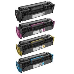 Комплект совместимых тонеров Hp 312A, Cf380X-3A Cmyk цена и информация | Картриджи и тонеры | kaup24.ee