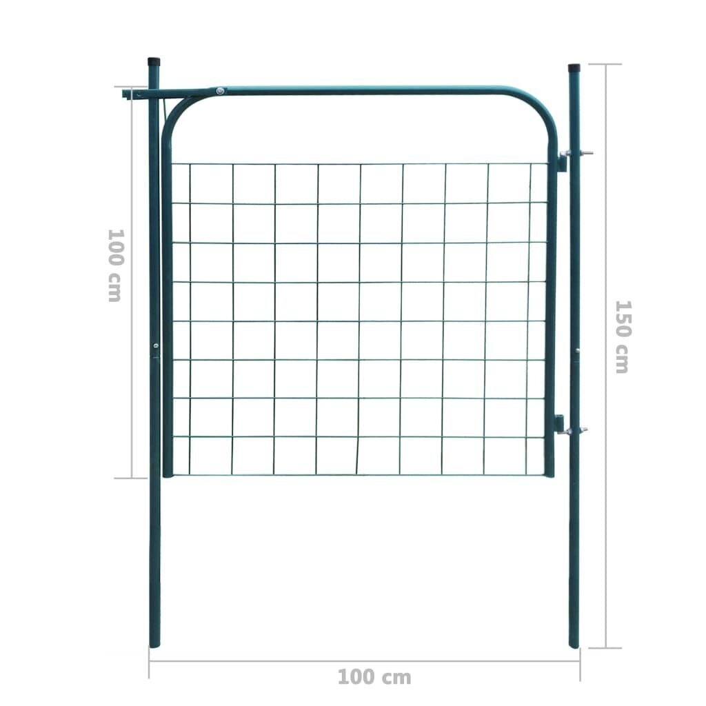 Aivärav 100x100 cm, antratsiitvärv цена и информация | Aiad ja tarvikud | kaup24.ee