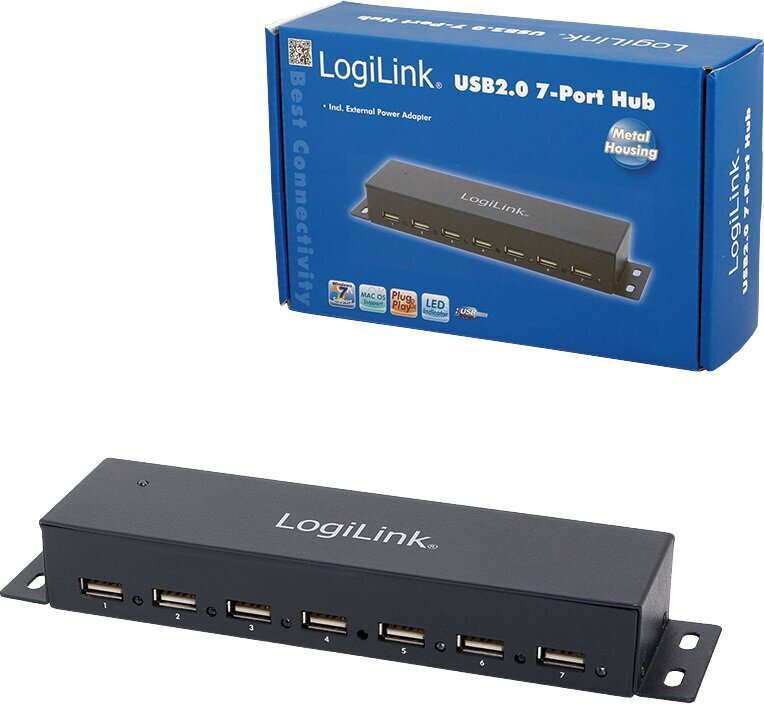 LogiLink UA0148 hind ja info | USB jagajad, adapterid | kaup24.ee