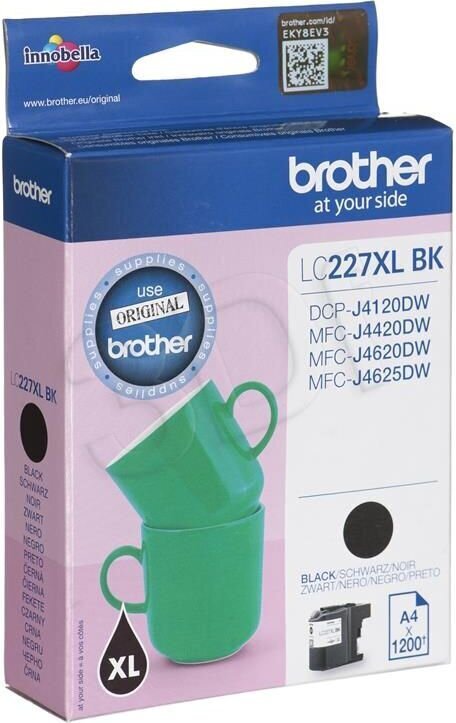 Brother LC227XLBK hind ja info | Tindiprinteri kassetid | kaup24.ee