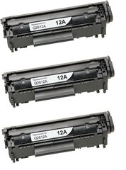 Совместимый тонерikassettide Komplekt Hp 12A, Q2612A 3-Pack! цена и информация | Картриджи и тонеры | kaup24.ee