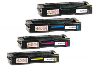 Analoog Toonerite Komplekt Ricoh C250 / C260 / C261, 40754X Cmyk hind ja info | Laserprinteri toonerid | kaup24.ee