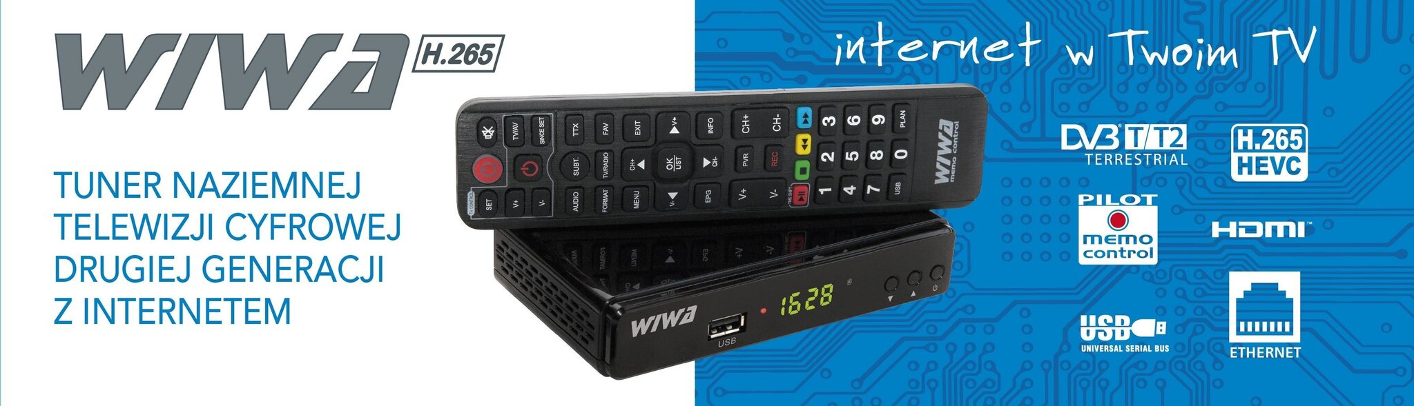 TV digiboks Wiwa H.265 2790Z (DVB-T) hind ja info | TV tüünerid | kaup24.ee