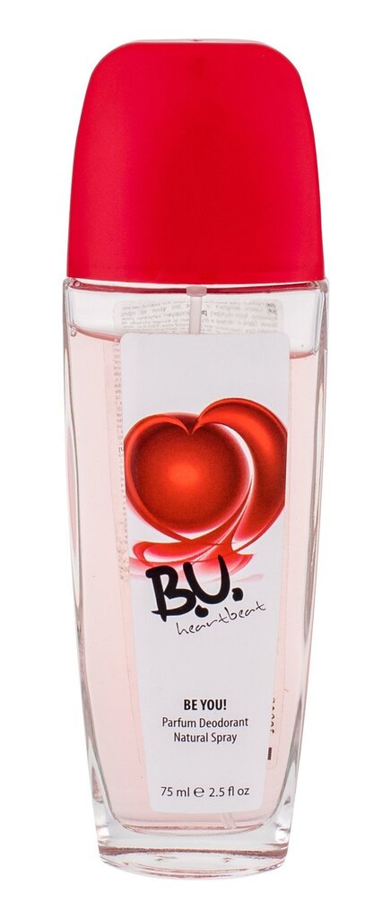 Spreideodorant B.U. Heartbeat naistele 75 ml цена и информация | Lõhnastatud kosmeetika naistele | kaup24.ee