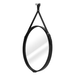 Зеркало Homede Esha, 40x40, черное цена и информация | Подвесные зеркала | kaup24.ee