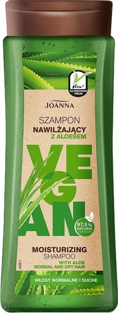 Niisutav šampoon Joanna Vegan, 300 ml hind ja info | Šampoonid | kaup24.ee