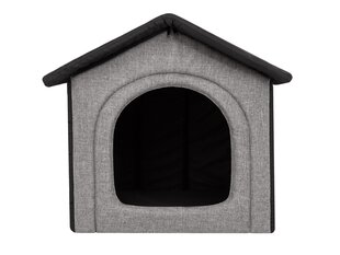 Лежак-конура Hobbydog Inari Light Grey Black, 38x32 см цена и информация | Лежаки, домики | kaup24.ee
